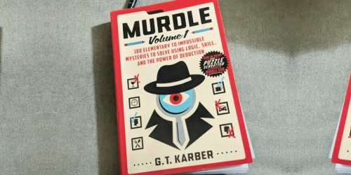 Get 50% Off the Addictive Murdle Puzzle Book on Amazon