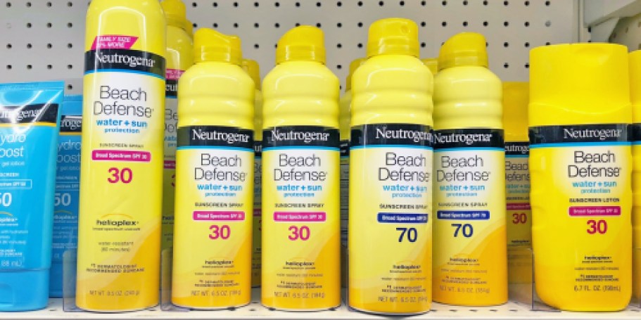 Neutrogena Beach Defense Sunscreen Only $5.38 Shipped on Amazon (Reg. $13)