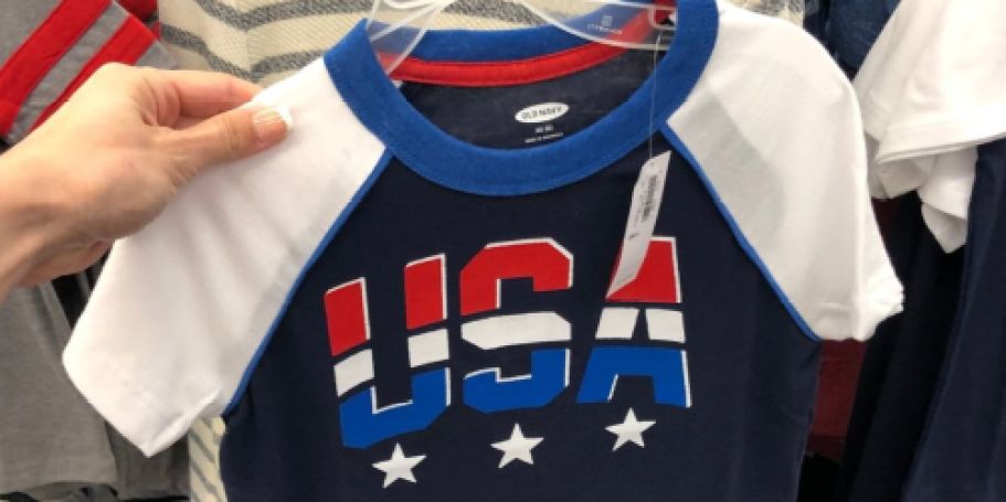 50% Off Old Navy 4th of July Styles | Prices from $4.99 – Today ONLY