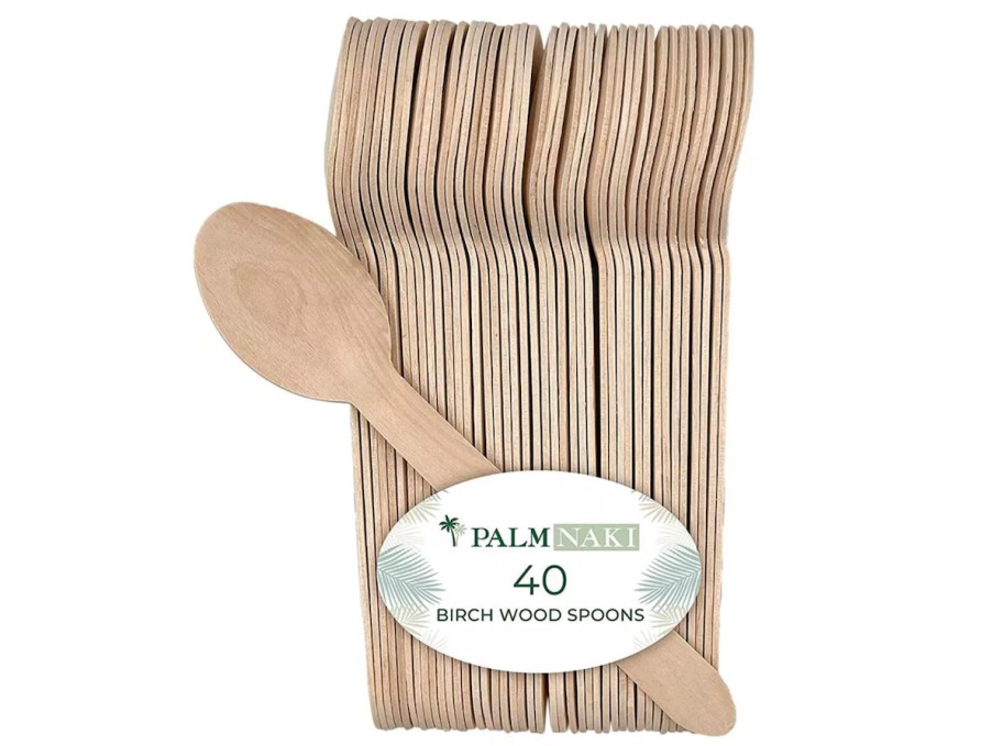 stock photo of Palm Naki Birchwood Spoons