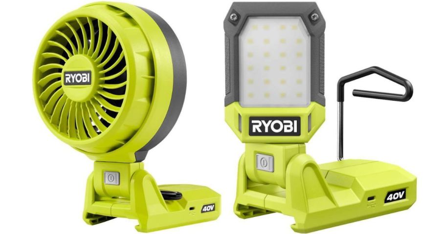  A RYOBI Fan and Light