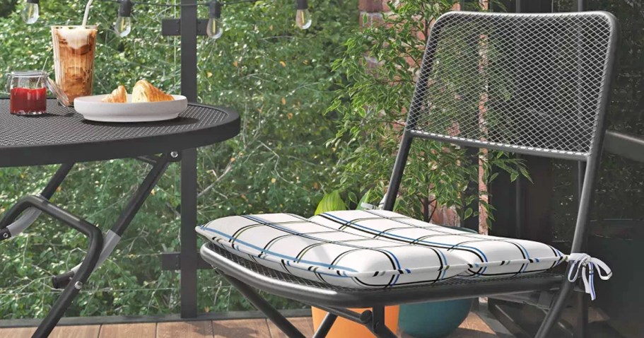 Target Patio Seat Cushions from $6 (Fun Color & Print Options)