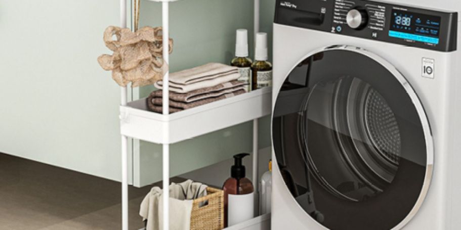 Slim 3-Tier Rolling Storage Cart Only $10 on Amazon