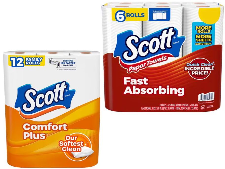 Stock images of scott toilet paper and paper towels