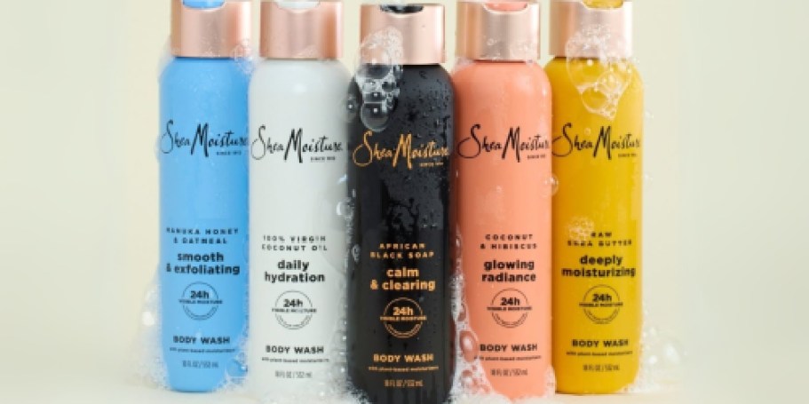 Hurry! SheaMoisture Body Wash Only $1.98 After Cash Back on Walmart.com