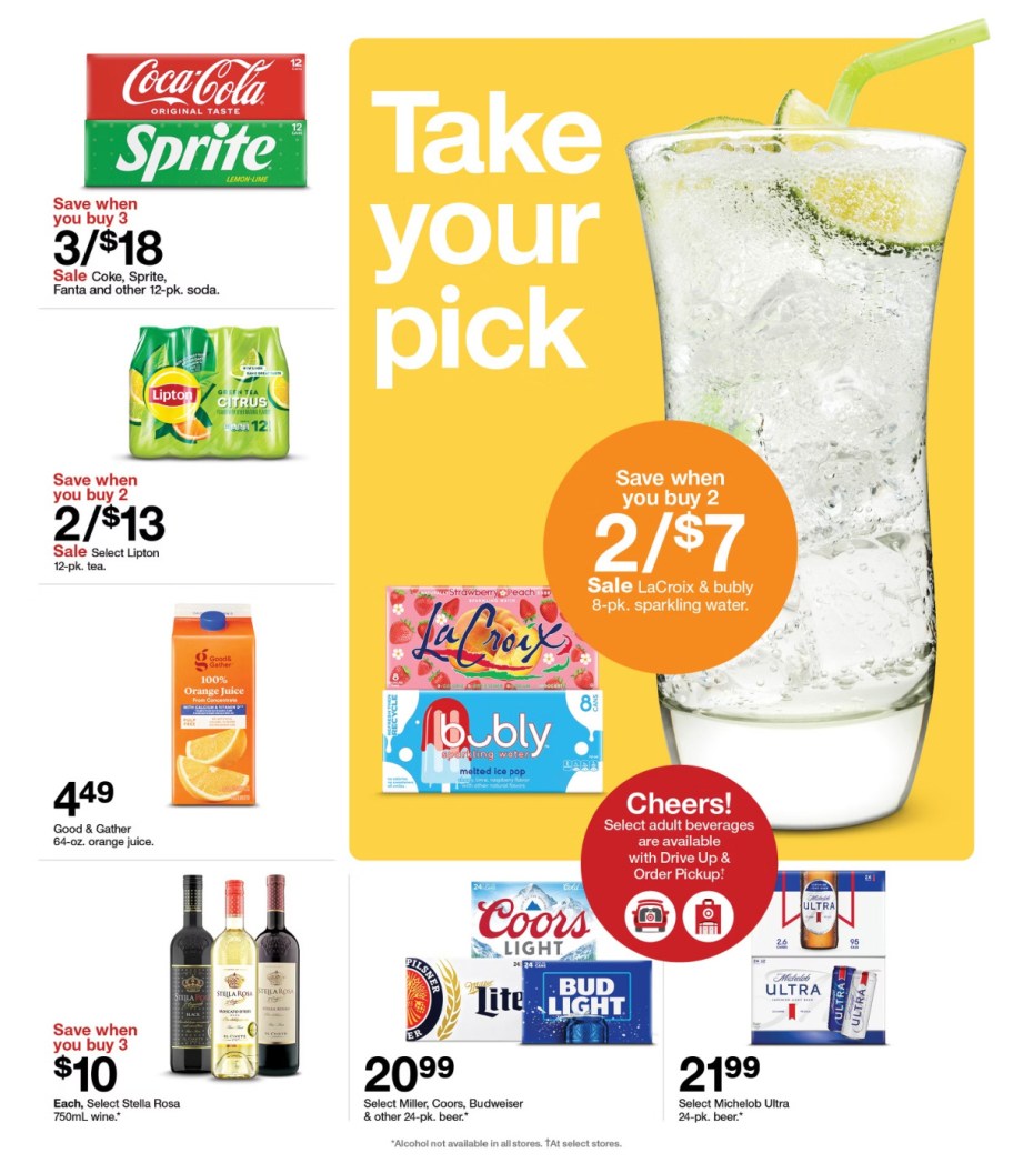 page from Target ad