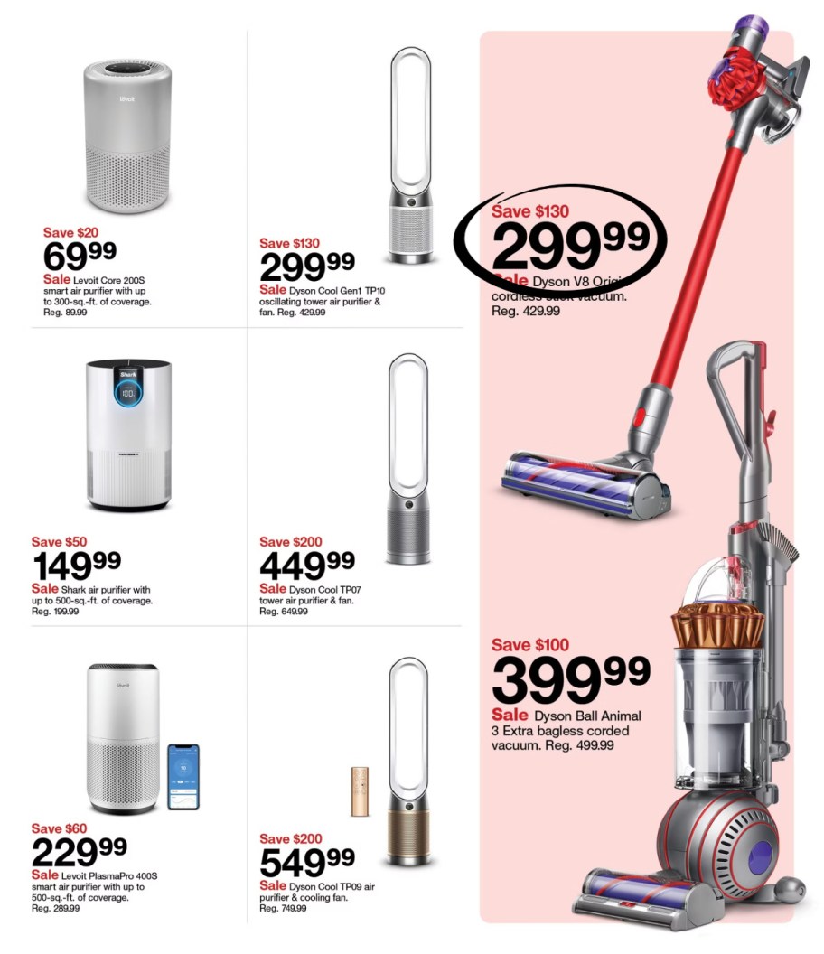 page from Target ad