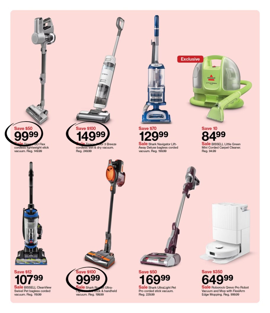 page from Target ad