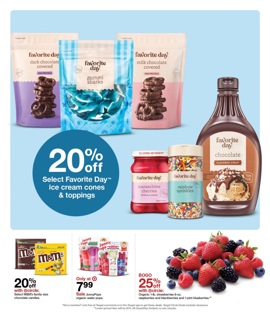 page from Target ad