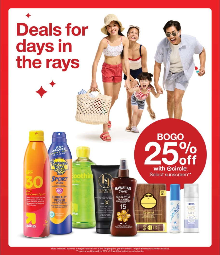 page from Target ad