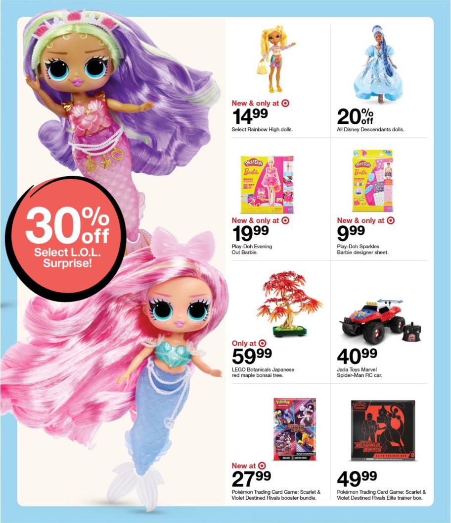 page from Target ad