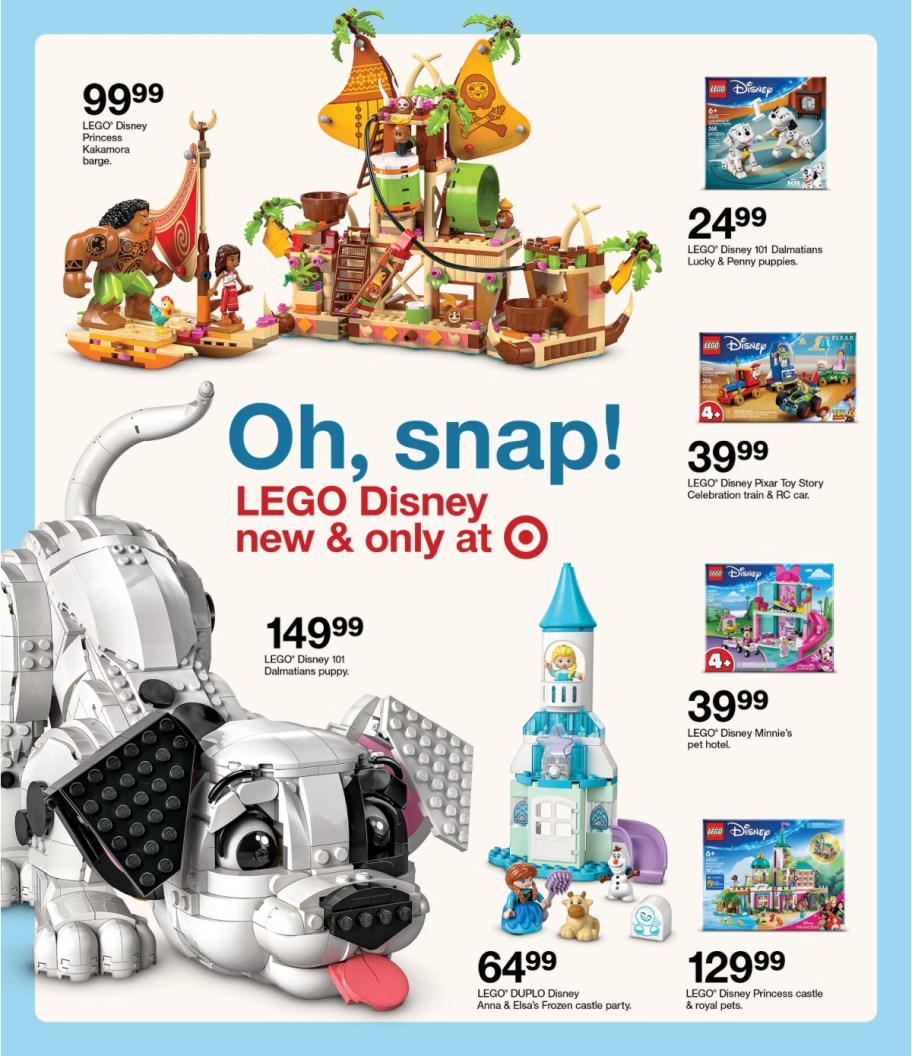 page from Target ad