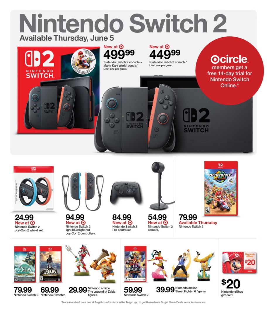 page from Target ad