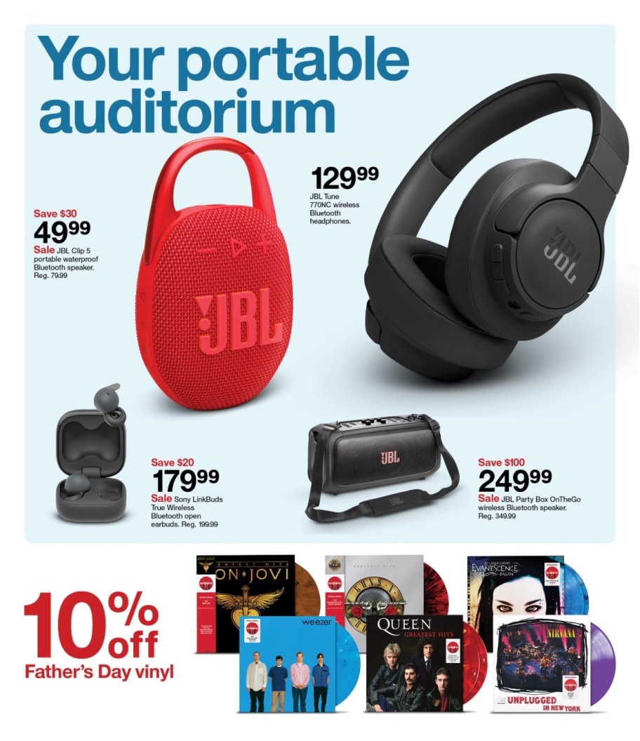 page from Target ad