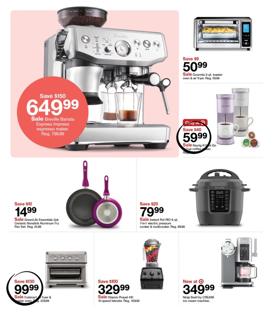 page from Target ad