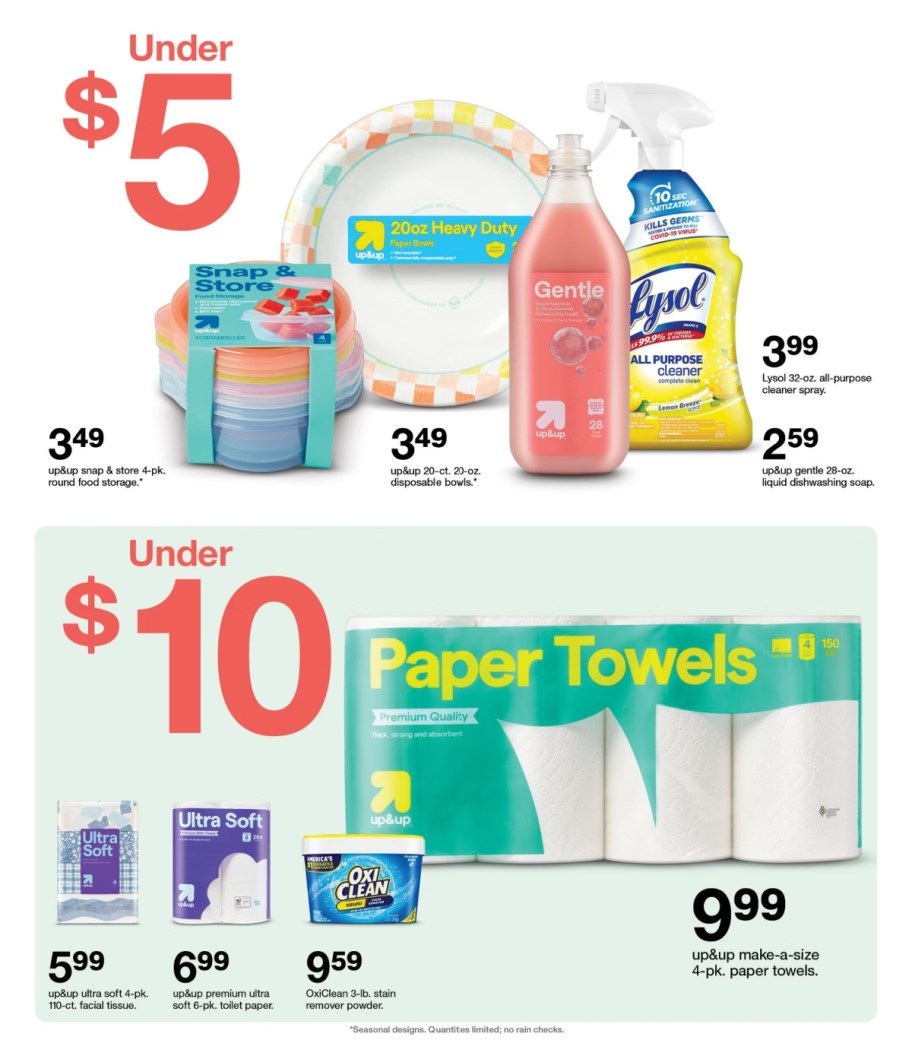 page from Target ad