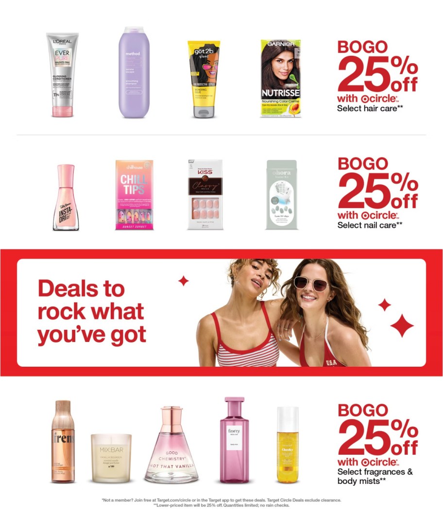page from Target ad