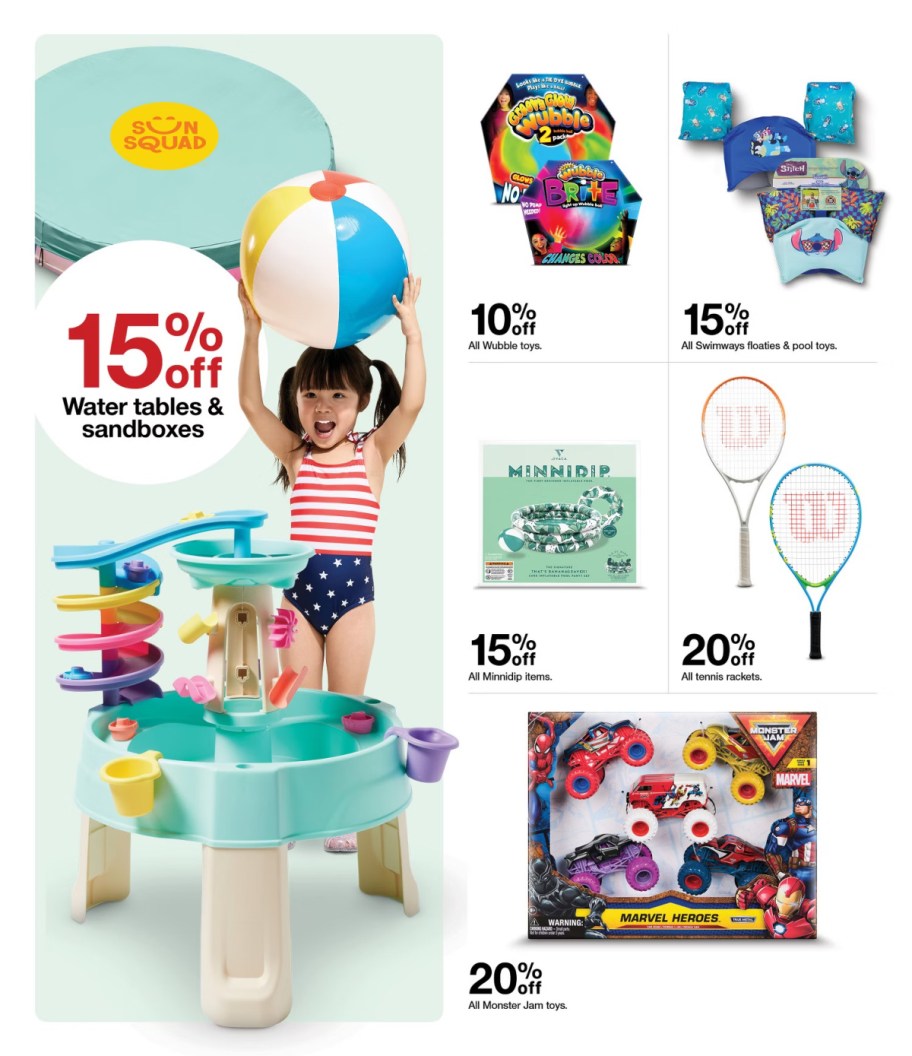 page from Target ad