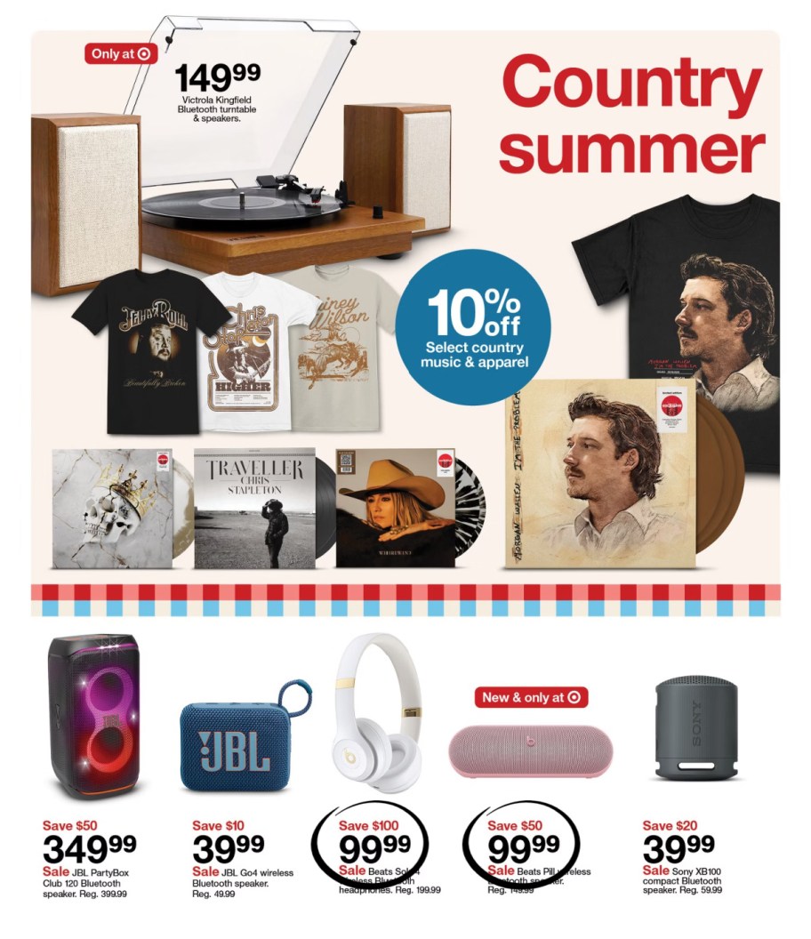 page from Target ad
