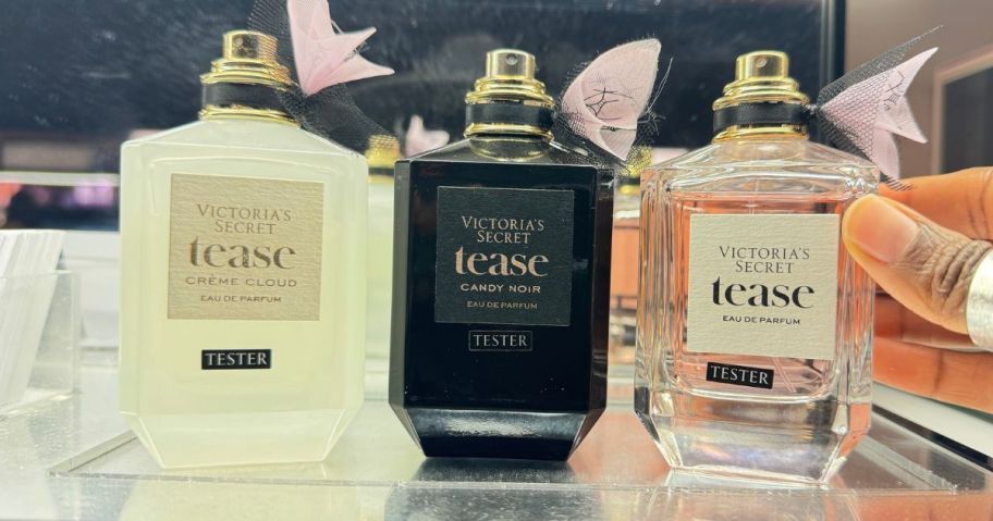 3 bottles of Victoria's Secret Tease perfumes