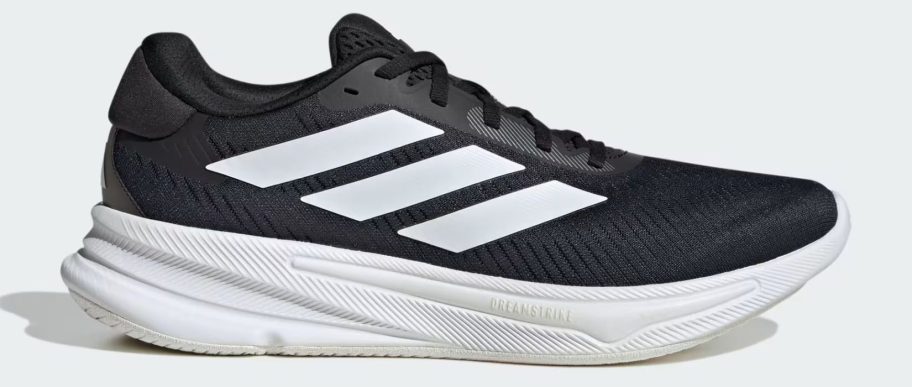 black and white adidas Men's Supernova Ease Shoe stock image
