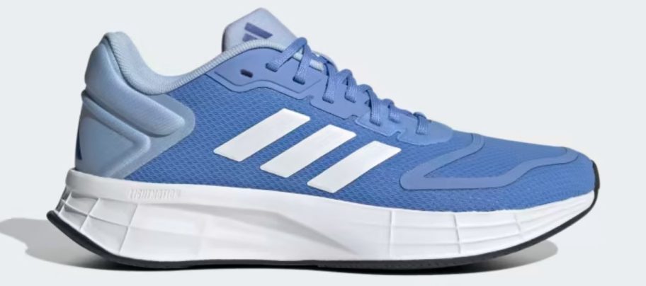 blue and white adidas Women's Duramo 10 Running Shoe stock image