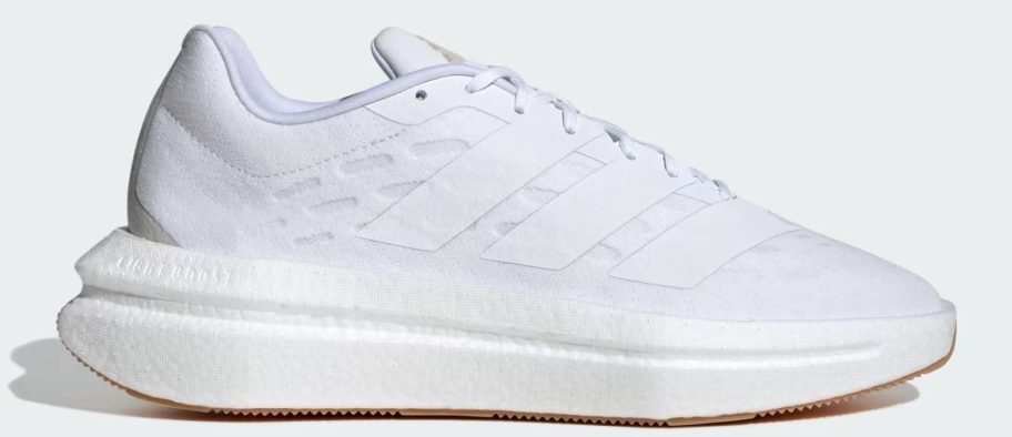 white adidas Men's FlowBoost Shoe stock image