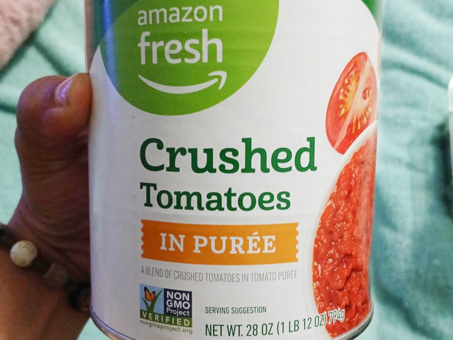Amazon Fresh Crushed Tomatoes 28oz Only 71¢ Shipped on Amazon