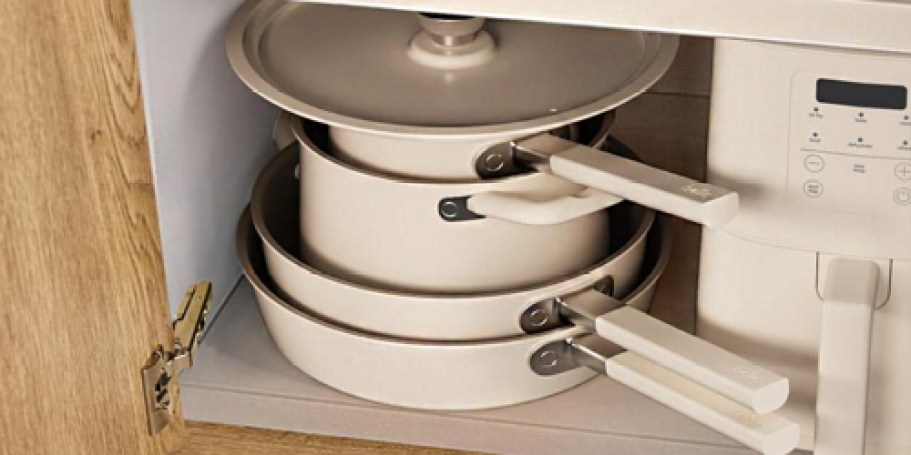 Bella Nonstick 9-Piece Stackable Cookware Set Only $16.99 Shipped (Reg. $61)