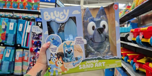 Bluey or Hello Kitty Jumbo Sand Art Kit $14.97 on Amazon & Walmart (Reg. $25!)