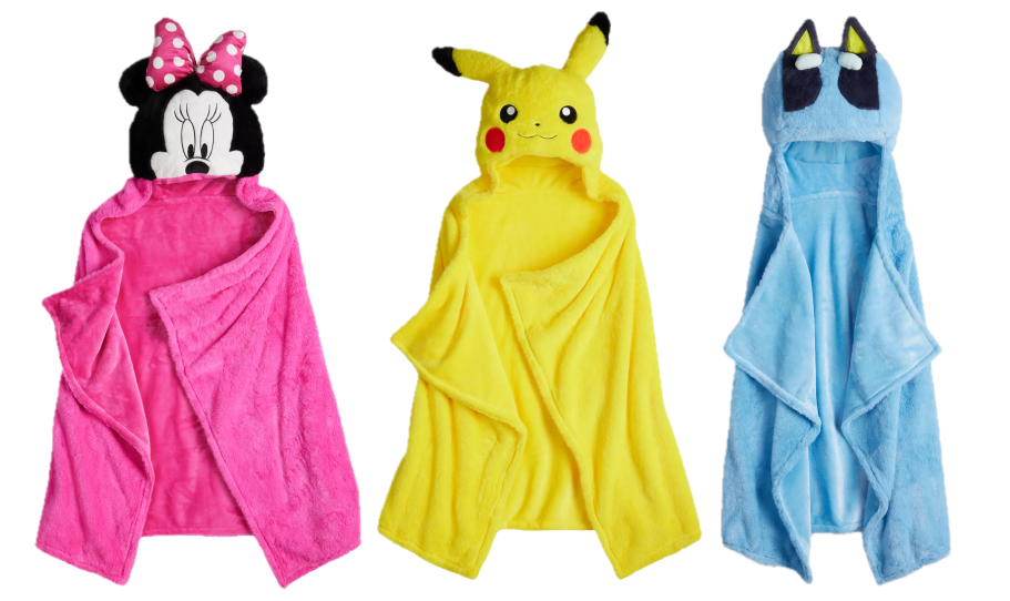 Kids Character Hooded Blankets Only $10 on Kohls.com (Regularly $40)