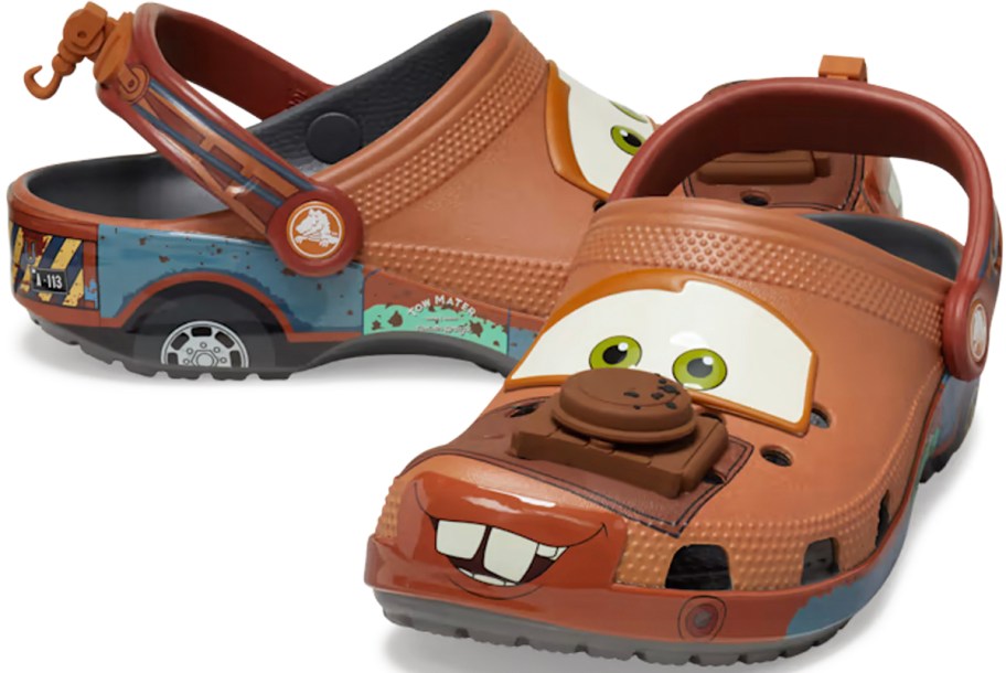 crocs disney mater clogs 