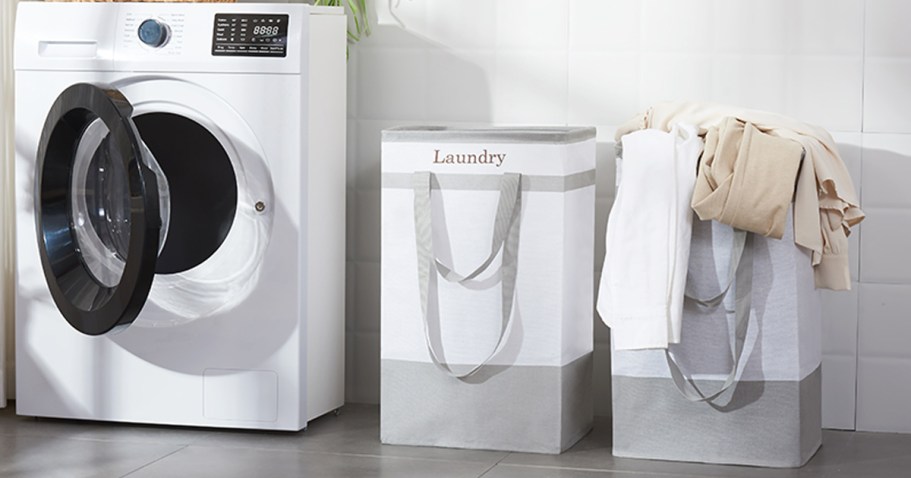 Collapsible Laundry Basket 2-Pack Just $12 on Amazon (Reg. $20)