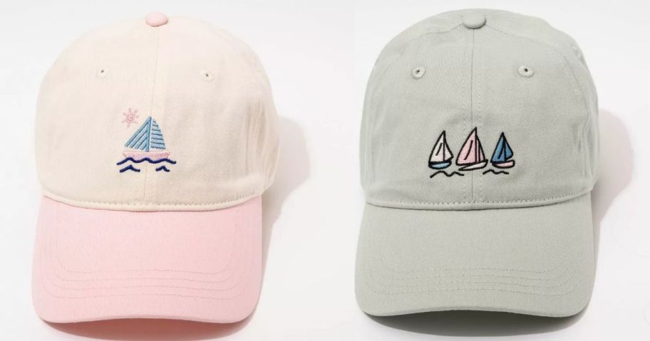 two frasier sterling hat stock images with sail boats on them