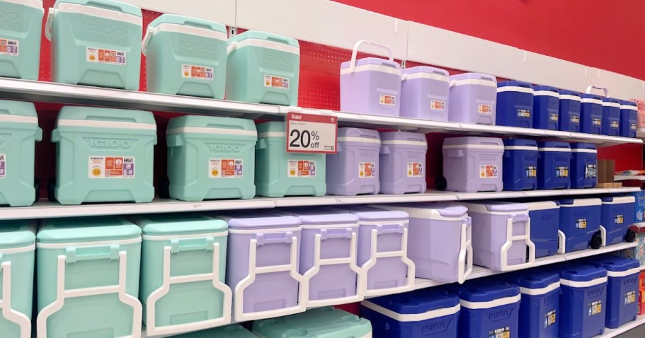 Igloo Coolers in Spring Colors from $15.99 on Target.com – Today ONLY