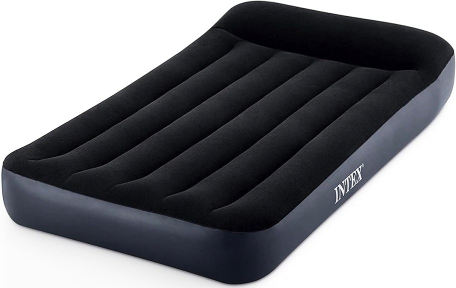 black intex twin air mattress