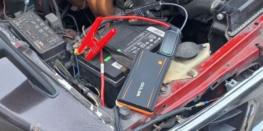 Portable Jump Starter w/ SOS Strobe Light Only $19.99 Shipped on Amazon (Reg. $60)
