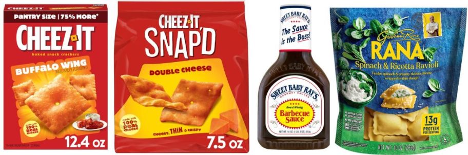 kroger bogo deal items on white background 