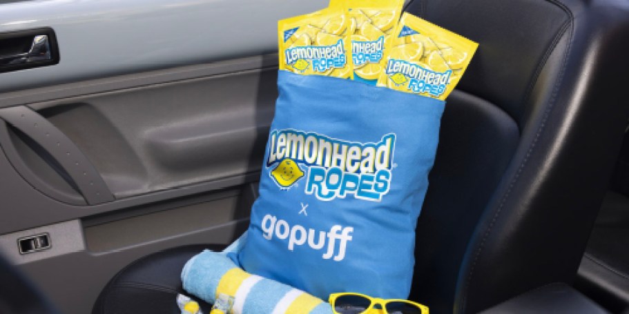 FREE Lemonhead Ropes Candy Delivery Every Rainy Friday This Summer
