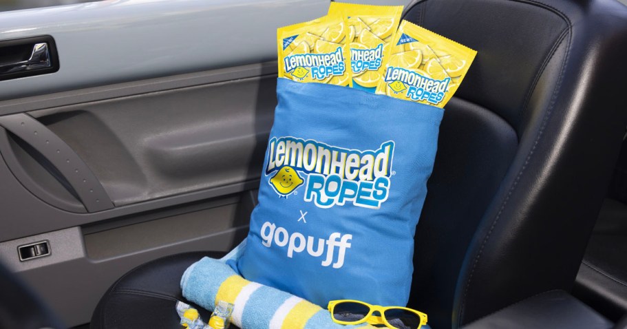 FREE Lemonhead Ropes Candy Delivery Every Rainy Friday This Summer