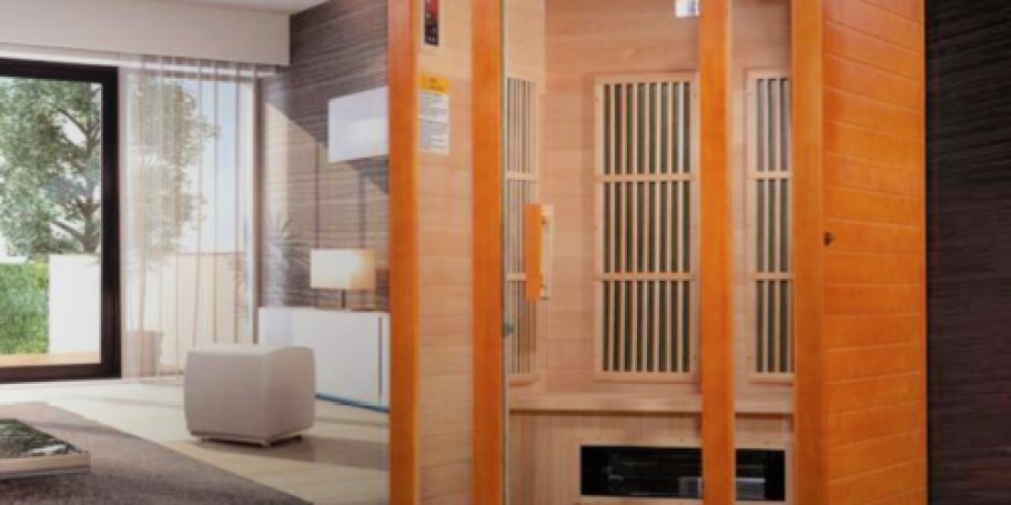 WOW! 2-Person Home Infrared Sauna Just $1,699 Delivered on HomeDepot.com (Reg. $2,971)