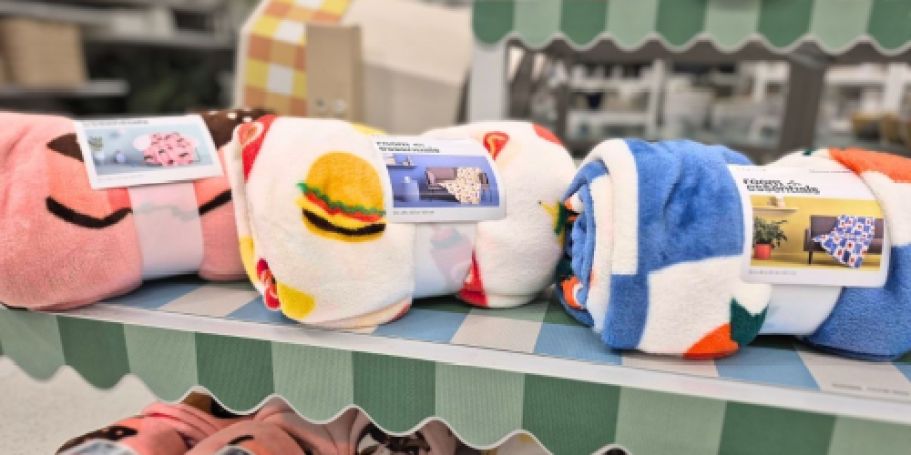Target’s $10 Foodie Blankets are Too Cute to Pass Up!