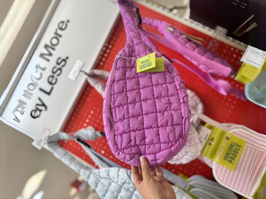 New Pickleball Line at Target | Quilted Sling Bag Looks Like Free People – Just $14.99!