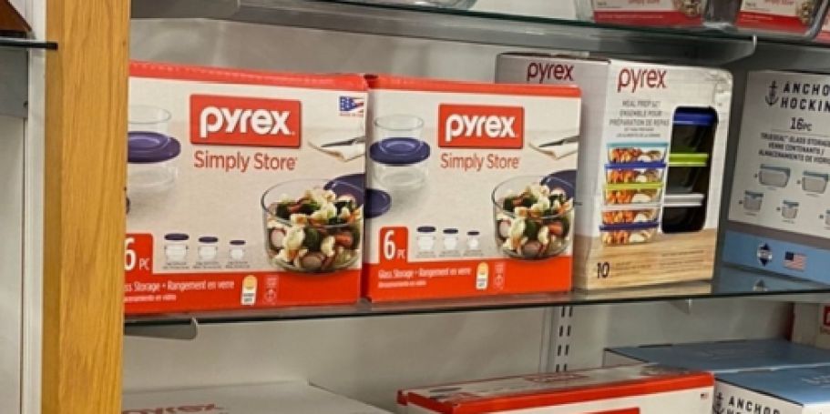 Pyrex 10-Piece Glass Storage Sets from $13.96 on Kohls.com (Regularly $50)