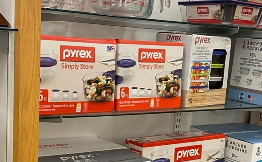 Pyrex 10-Piece Glass Storage Sets from $13.96 on Kohls.com (Regularly $50)