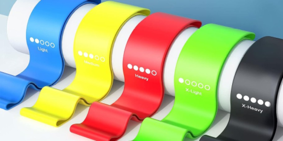 Resistance Bands 5-Pack Only $3.49 on Amazon (Regularly $17)