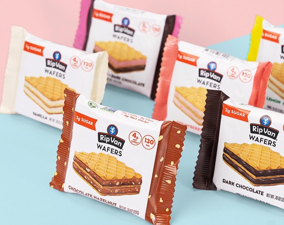Rip Van Wafers Cookies 16-Pack Just $10.63 Shipped on Amazon (Low Sugar & Low Carb Snack)