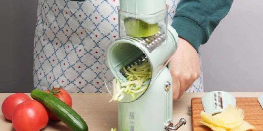 Viral Rotary 5-in-1 Cheese Grater Just $13.99 on Amazon (Reg. $28)