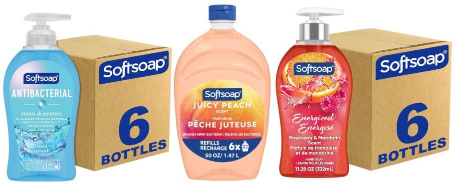 softsoap pumps and refill bottle