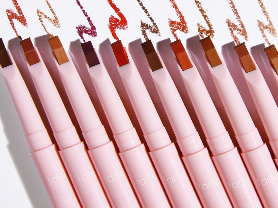multiple shades of tarte Maracuja Juicy Lip Liners